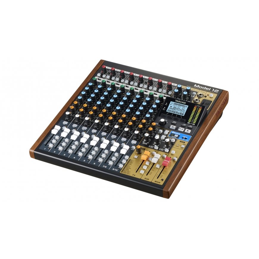 Tascam Model 12 12 kanavaa 20 - 20000 Hz musta, Puu – 3