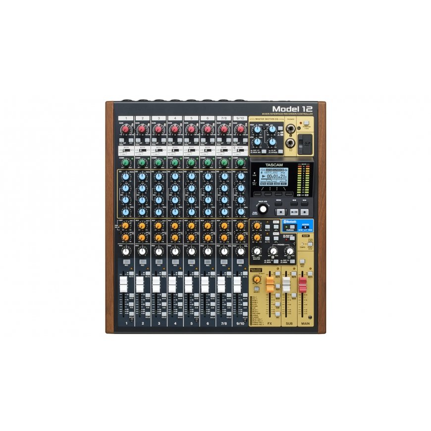 Tascam Model 12 12 канала 20 - 20000 Hz Черный, Дерево – 5