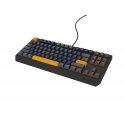 GENESIS THOR 230 TKL näppäimistö Pelaaminen USB + RF Wireless + Bluetooth QWERTY musta, Sininen, Har