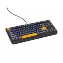 GENESIS THOR 230 TKL klaviatuur Mängimine USB + RF Wireless + Bluetooth QWERTY Must, Sinine, Hall, O
