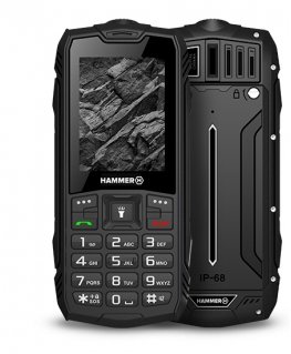 myPhone Hammer Rock 6,1 cm (2.4") 155 g Must Kaameratelefon