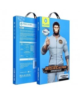 Blueo 5D Mr. Monkey stiklas - skirtas Samsung Galaxy S25 Edge juodas (Strong Lite)
