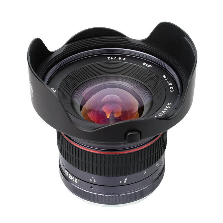 Meike 12mm F2.8 MILC Plats objektīvs Melns – 3