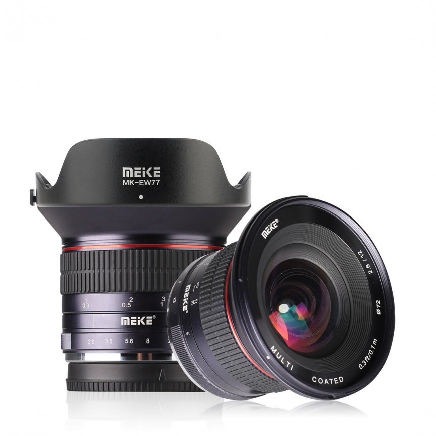 Meike 12mm F2.8 MILC Plačiakampis objektyvas Juoda – 4