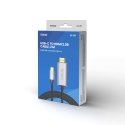 Savio USB-C to HDMI 2.0B cable 2m silver / black gold tips CL-171 HDMI-kaabel USB C HDMI tüüp A (Sta Savio USB-C to HDMI 2.0B cable 2m silver / black gold tips CL-171 HDMI-kaabel USB C HDMI tüüp A (Sta