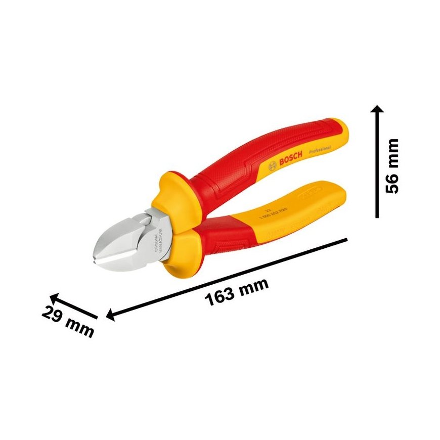 Bosch VDE Įstrižinė Šoninė Žirklė 160mm – 2