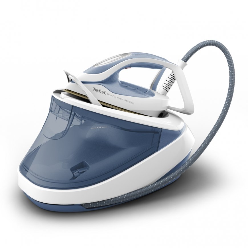 Tefal Pro Express Ultimate II GV9710 1,2 L Durilium Airglide Autoclean Ultra Thin soleplate Sininen,