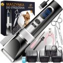 Retoo Wireless Dog Grooming Clipper LCD 9 W 4 Attachments