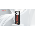 Red Bull Punainen Bull Punainen Bull Meshattu Logo ja Punainen Ring MagSafe -kuori Apple iPhone 17 Pro Max:lle Merimetsön sinise