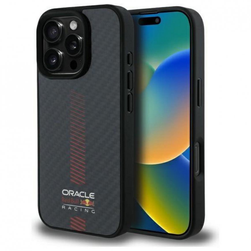 Red Bull Raudona Bull Raudona Bull Tinklinis Logotipas Ir Raudona Žiedas MagSafe dėklas skirtas Apple iPhone 17 Pro Max Jūros mė – 2