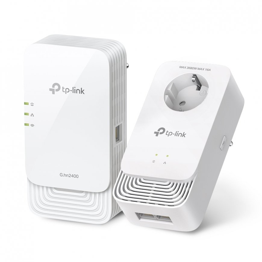 TP-Link PGW2440 KIT PowerLine-verkkosovitin 1428 Mbit/s Ethernet LAN Wi-Fi Valkoinen
