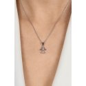 Brilio Silver Brilio Silver Beautiful silver pendant with zirconia Angel PT121W Brilio Silver Brilio Silver Beautiful silver pendant with zirconia Angel PT121W