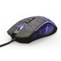 Gembird MUSG-RGB-01 hiir Mängimine Parempoolne USB tüüp A 3600 DPI Gembird MUSG-RGB-01 hiir Mängimine Parempoolne USB tüüp A 3600 DPI