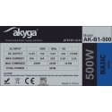 Akyga AK-B1-500 power supply unit 500 W 20+4 pin ATX ATX Grey Akyga AK-B1-500 power supply unit 500 W 20+4 pin ATX ATX Grey