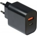 Inter-Tech PD-2120 Смартфон Черный Кабель переменного тока Быстрая зарядка Для помещений Inter-Tech PD-2120 Смартфон Черный Кабель переменного тока Быстрая зарядка Для помещений