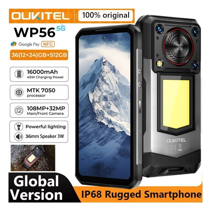 Oukitel Viedtālrunis Oukitel WP56 6.8&quot