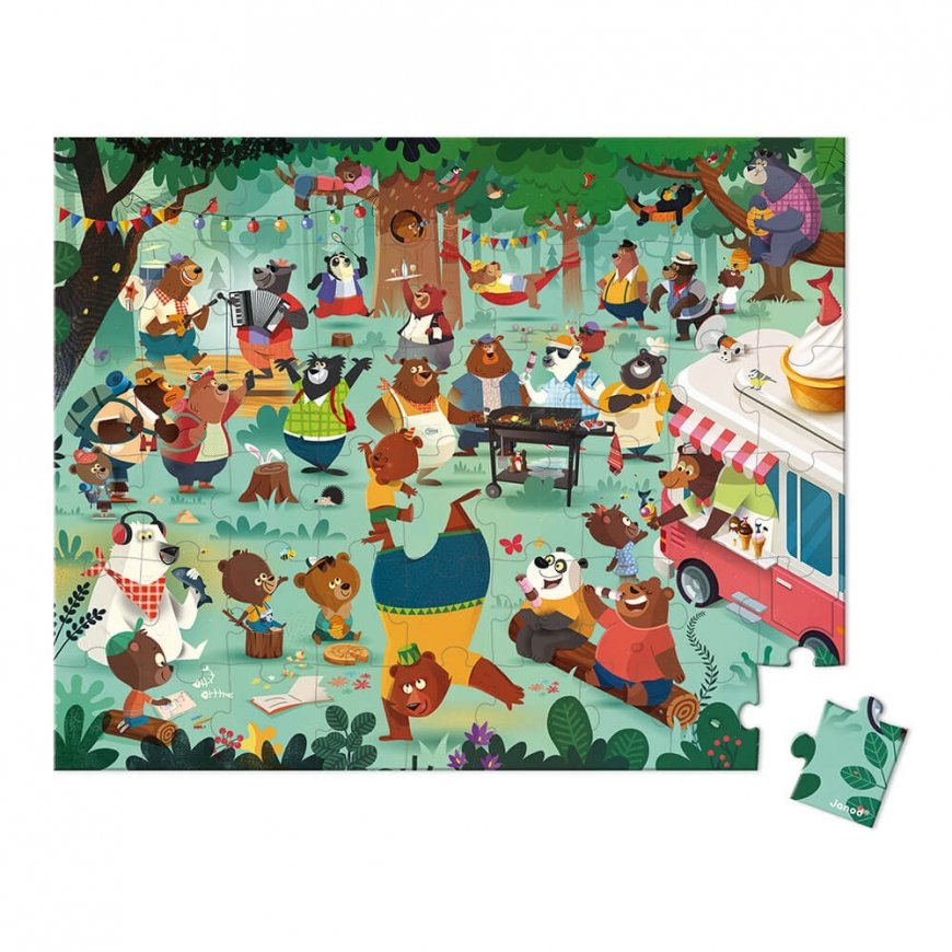 JANOD Puzzle Family Bears - 54 PCS – 2