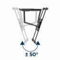 Gembird WM-75ST-01 televizora stiprinājums 190,5 cm (75") Melns
