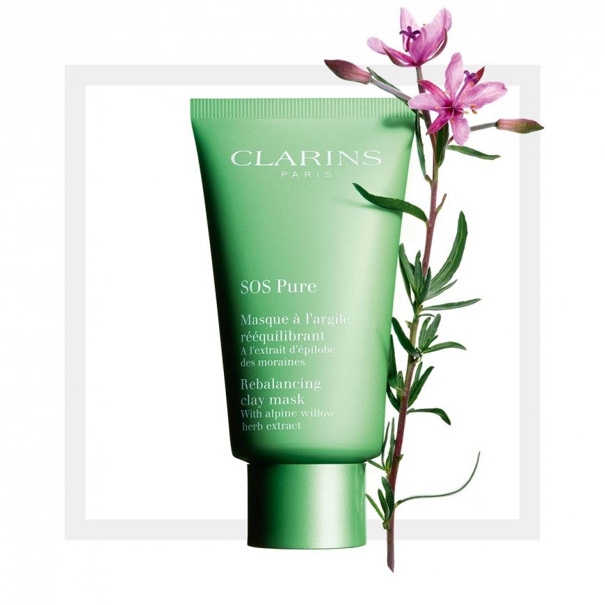 Clarins SOS Pure Puhdistusnaamio Unisex 75 ml Kerma – 2