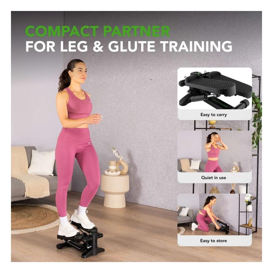 TUNTURI stepper trenažieris, melns, ieskaitot displeju – 3