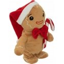 Atmosphera Christmas Gingerbread Shape Plush Toy, Movable Atmosphera Christmas Gingerbread Shape Plush Toy, Movable