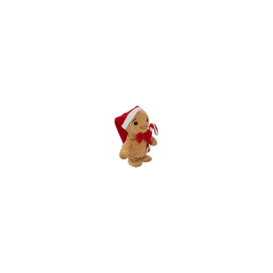 Atmosphera Christmas Gingerbread Shape Plush Toy, Movable – 2