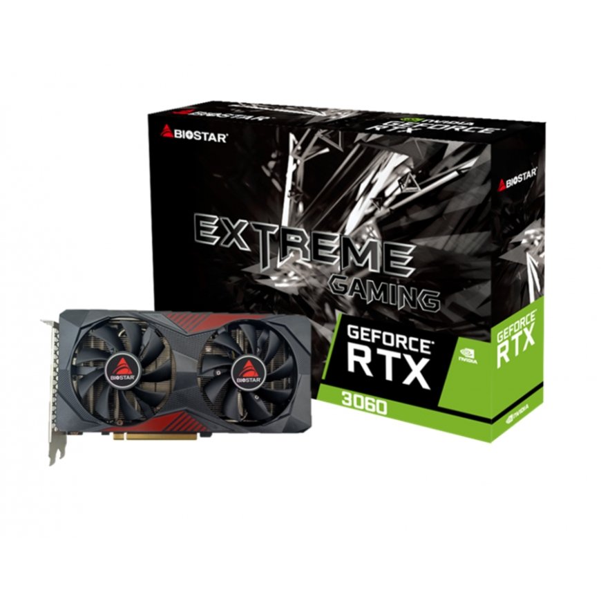 Biostar VN3606RML9 graafikakaart NVIDIA GeForce RTX 3060 12 GB GDDR6