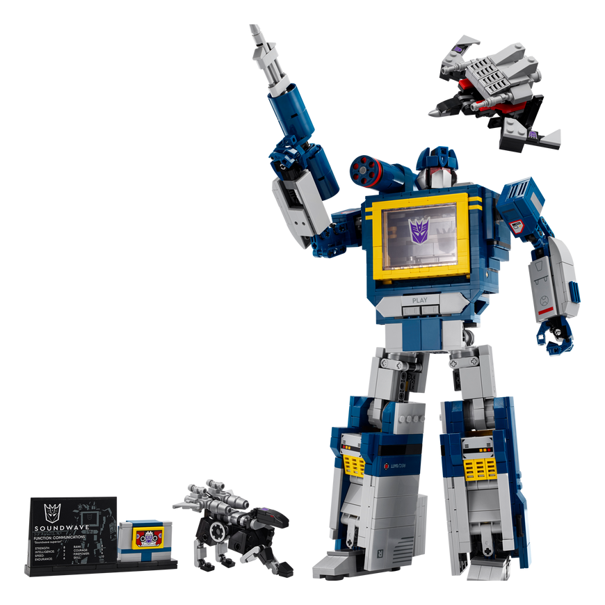 LEGO Ikonų Transformeriai: Soundwave 10358
