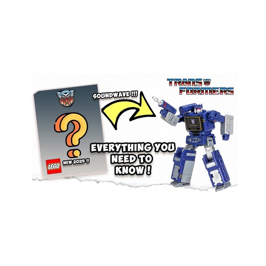 LEGO Ikonas Transformers: Soundwave 10358 – 2