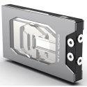 Watercool Heatkiller V Pro GPU veepump RTX 5090 Palit ja Gainward, ARGB - Nikkel + Akrüül, hõbedane