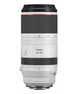 Canon RF 100-500mm F4.5-7.1L IS USM SLR Telezoomobjektiivi musta, Valkoinen
