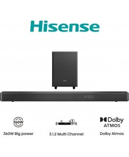 Hisense AX3120G Must 3.1.2 kanalid 360 W