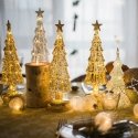Atmosphera Glass Candle Holder with Christmas Branch, 3 pcs Atmosphera Glass Candle Holder with Christmas Branch, 3 pcs