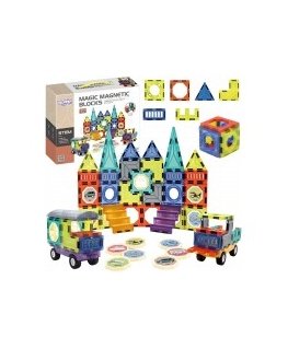 WOOPIE Magnetic 3D Blocks Train Set 71pcs