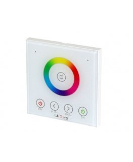 LED-ohjauspaneeli, seinään asennettava, väripyörällä, RGB, RF 2,4GHz, TUYA, VARIANTE, LED line PRIME