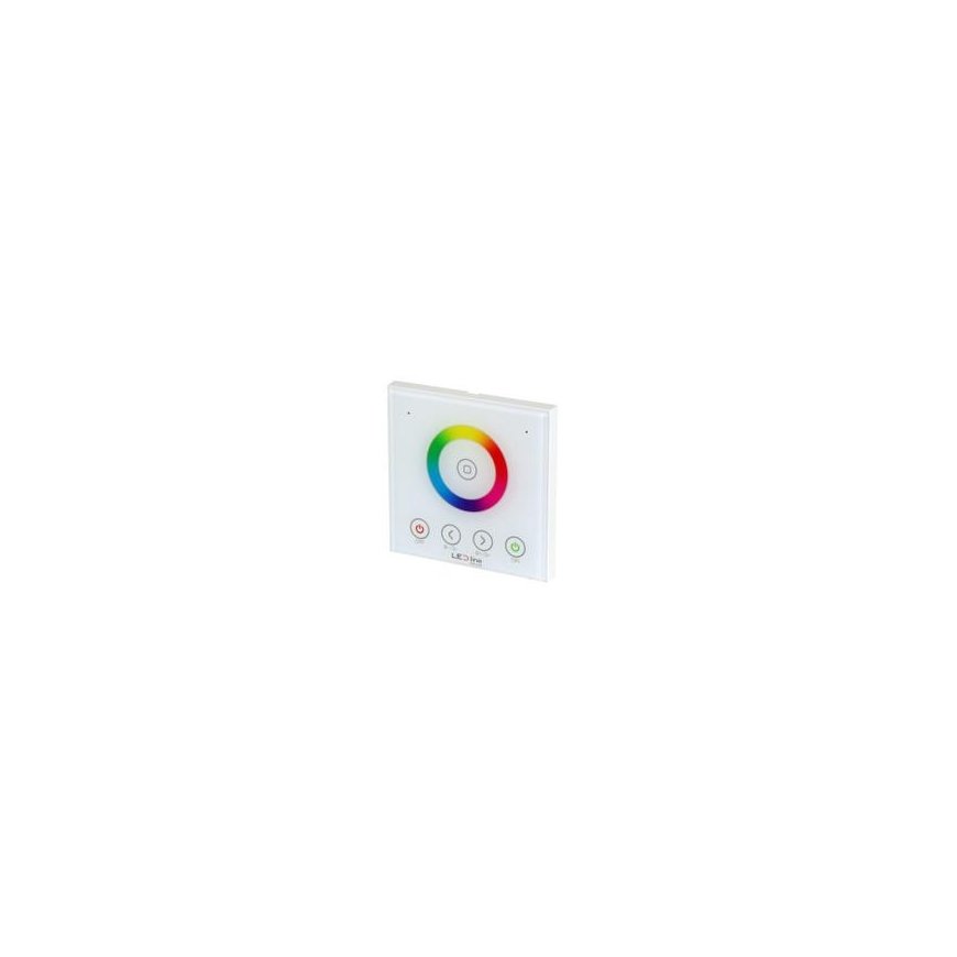 LED valdiklio pultas, montuojamas sienoje, su spalvų ratu, RGB, RF 2,4GHz, TUYA, VARIANTE, LED line PRIME – 2