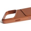 Mujjo Wallet Odinis case - leather pouch for iPhone 17 Pro compatible with MagSafe (tan)