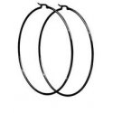 Luxury Black Hoop Earrings Luxury Black Hoop Earrings