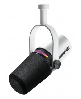 Shure MV7+-W mikrofon Valge Stuudiomikrofon