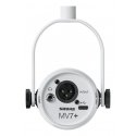 Shure MV7+-W mikrofonas Balta Studijos mikrofonas Shure MV7+-W mikrofonas Balta Studijos mikrofonas