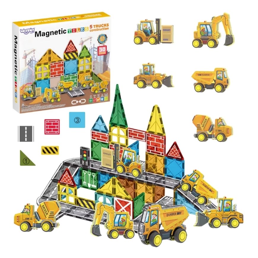 Woopie Magneettinen rakennussarja 30 osaa.