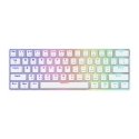 Savio WHITEOUT X2 BLUE клавиатура Универсальная USB QWERTY Белый Savio WHITEOUT X2 BLUE клавиатура Универсальная USB QWERTY Белый