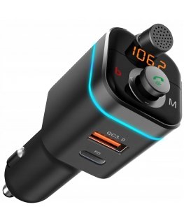 Retoo FM Transmitter with MP3 USB SD Bluetooth LCD Charger