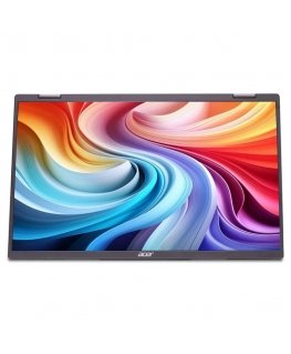 Acer PD163Qbmiuux kompiuterio monitorius 39,6 cm (15.6") 1920 x 1080 pikseliai Double Full HD LED Pilka