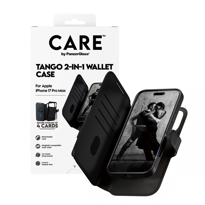 PanzerGlass CARE by ® Feature Case Tango Two-in-One Wallet w. MagSafe iPhone 17 Pro Max mobile phone – 5