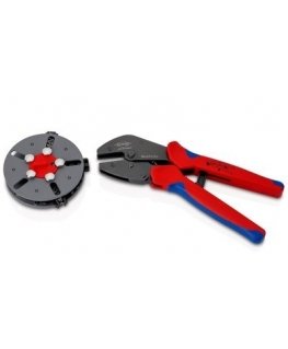 Knipex 97 33 03 kabelių užspaudimo replės Kerpamosios žnyplės Mėlyna, Raudona