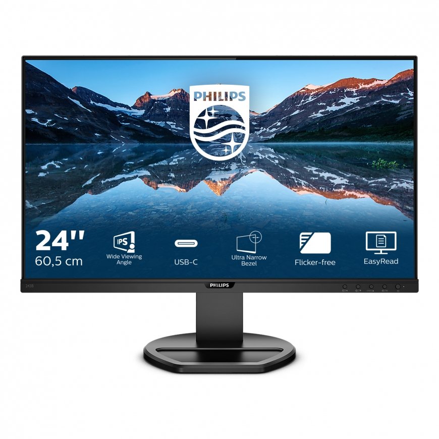 Philips B Line 243B9/00 tietokoneen litteä näyttö 60,5 cm (23.8") 1920 x 1080 pikseliä Full HD LED m – 2