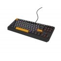 GENESIS Thor 230 TKL keyboard Gaming USB + RF Wireless + Bluetooth QWERTY Black, Grey, Orange