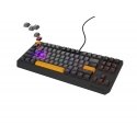 GENESIS Thor 230 TKL keyboard Gaming USB + RF Wireless + Bluetooth QWERTY Black, Grey, Orange