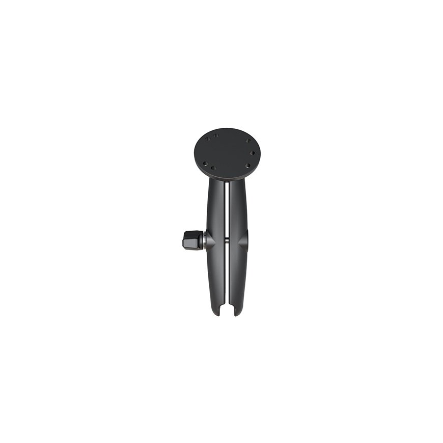 RAM Mounts Double Socket Arm with Round Plate